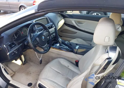 2012 BMW 640I z USA, uszkodzony, nr VIN WBALW7C58CC618436